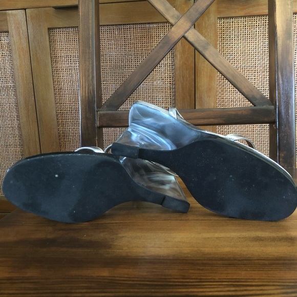 GUCCI 👡 Lucite Wedge Sandals - Picture 5 of 8